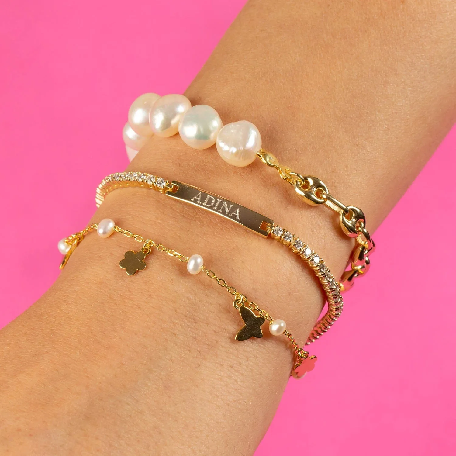 Charm x Pearl Bracelet