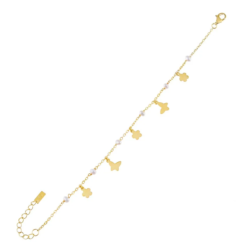 Charm x Pearl Bracelet