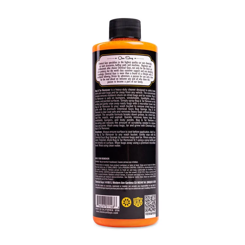 Chemical Guys Bug & Tar Heavy Duty Car Wash Shampoo 16oz.