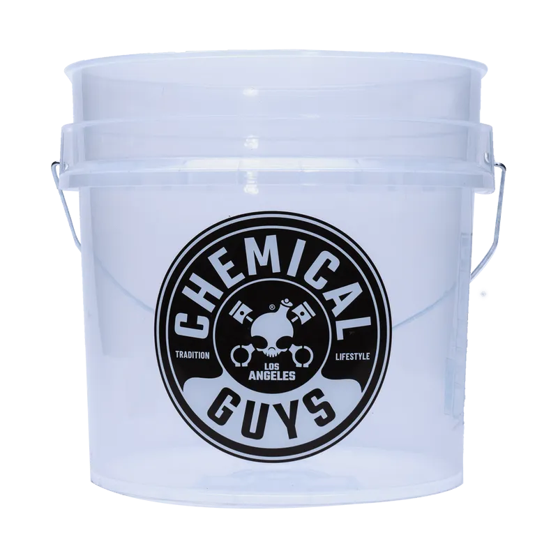 Chemical Guys Heavy Duty Ultra Clear Detailing Bucket, 16L