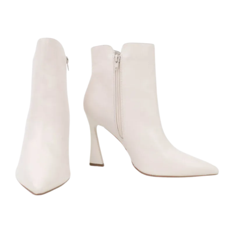 Chic Pointy Toe High Heel Ankle Bootie