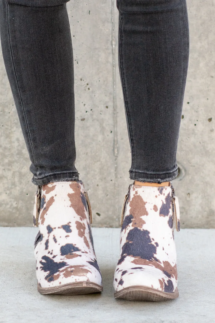 Chisel Ankle Boots - Black & Brown
