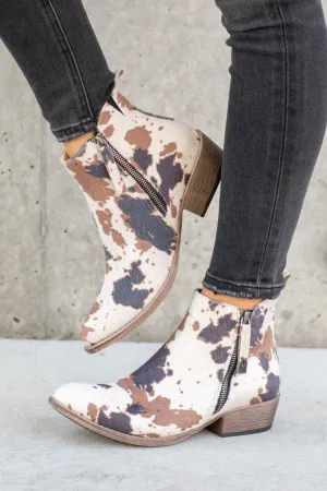 Chisel Ankle Boots - Black & Brown