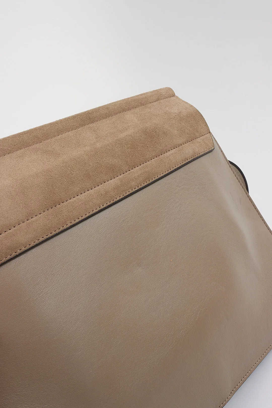 Chloé Grey Leather Medium Faye Shoulder Bag