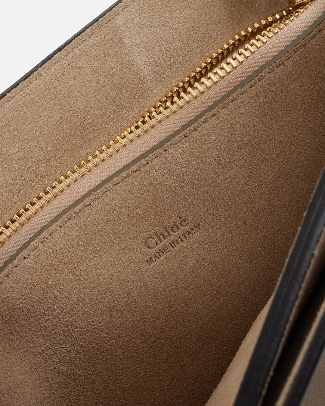 Chloé Grey Leather Medium Faye Shoulder Bag