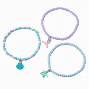 Claire's Blue Charm Bracelets