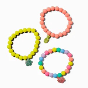 Claire's Club Little Gelato Multicolor Charm Bracelets