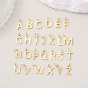 Classic Block Initial Letter Charms ~ Deep South Originals