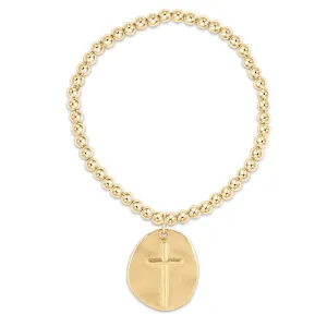Classic Gold 4MM Bead Bracelet - Inspire Charm
