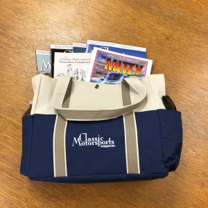 Classic Motorsports Large Canvas Tote Bag