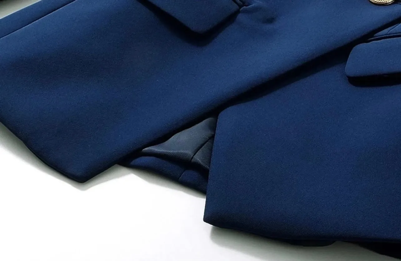 Classic Navy Blue Blazer