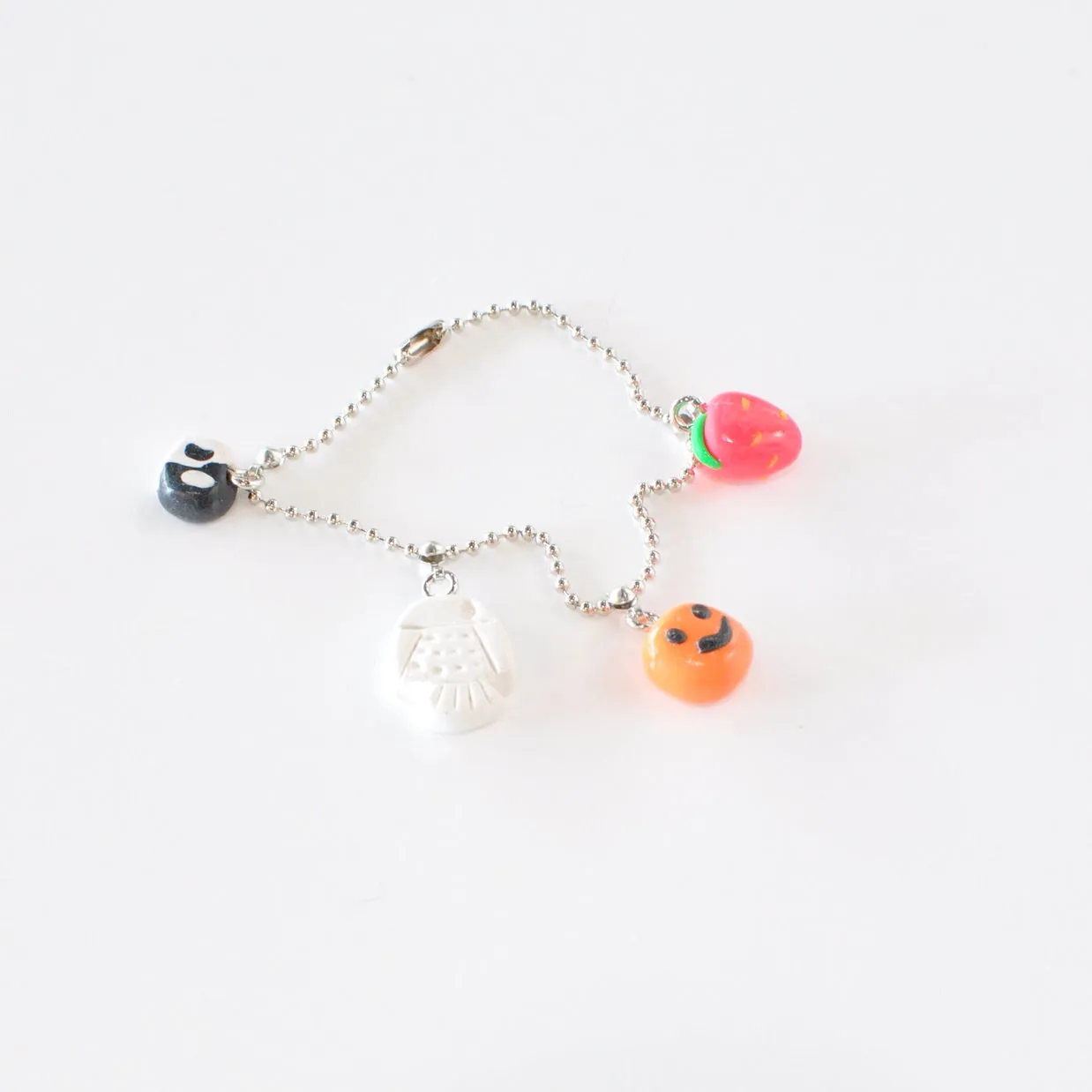 Clay Charm Bracelets On Ball Chain - Tiffany Charms