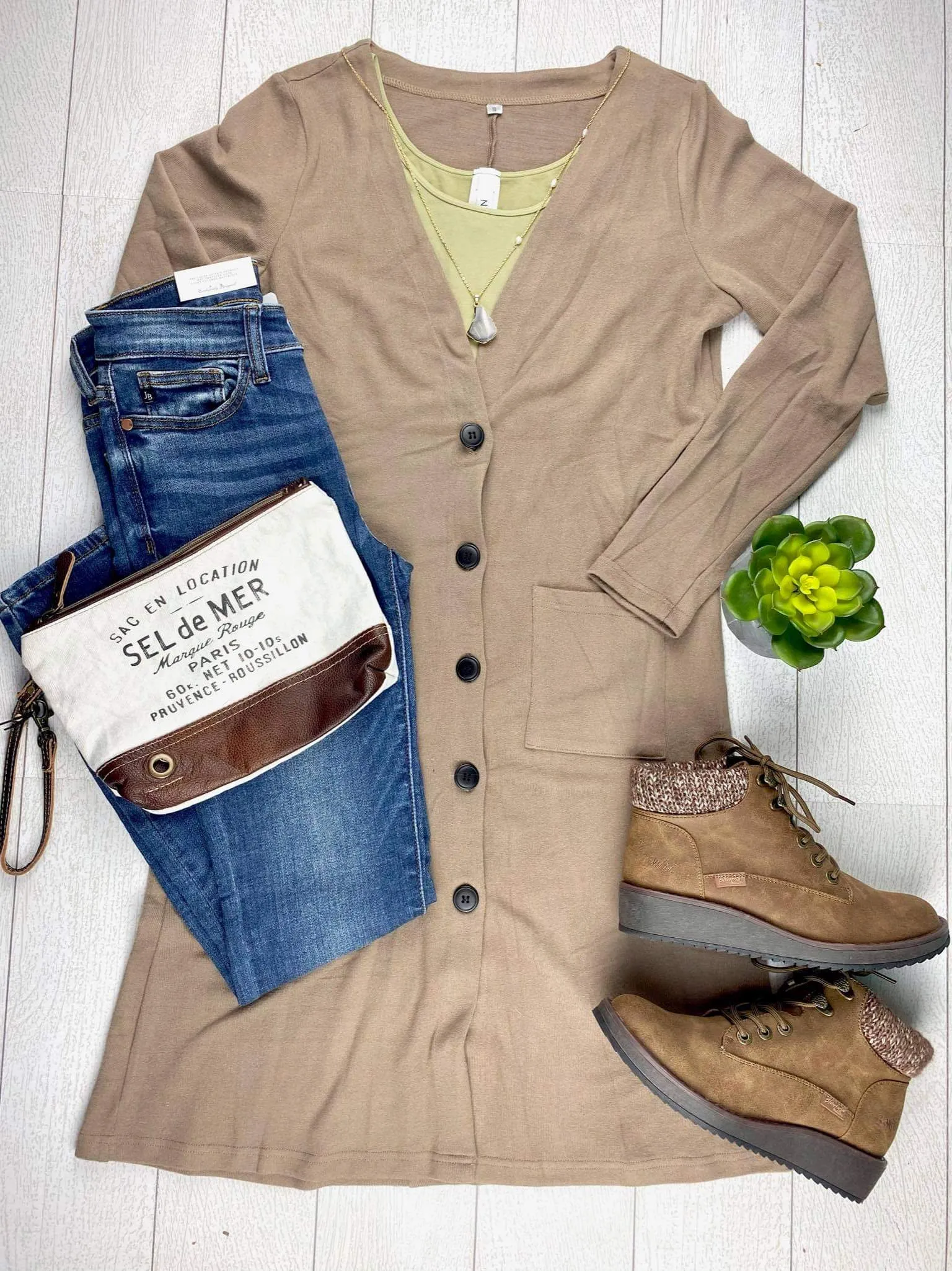 Colbie Cardigan - Tan