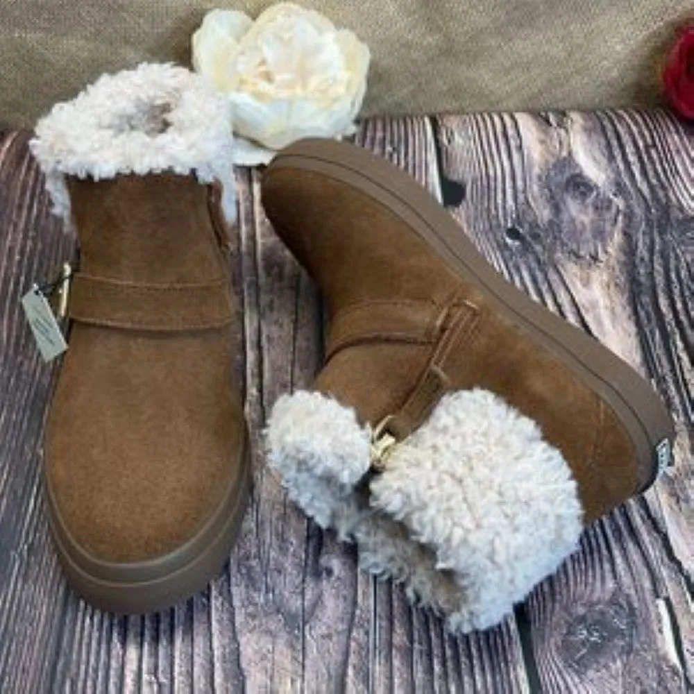 Cole Haan Brown Suede Nantucket Ankle Boots 5B