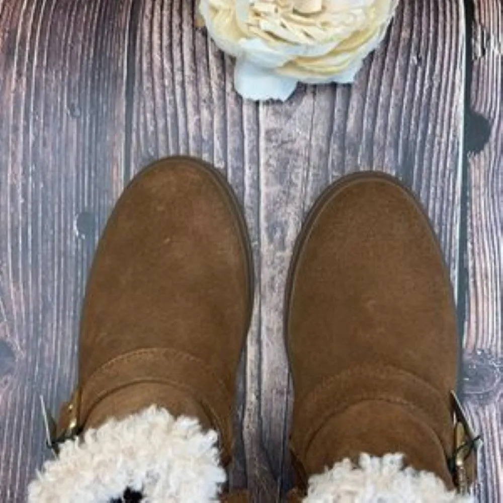 Cole Haan Brown Suede Nantucket Ankle Boots 5B