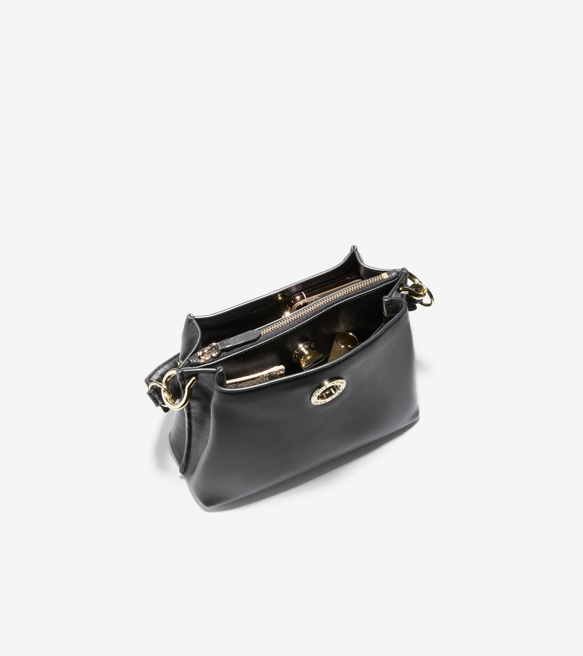 Cole Haan Women's Small Turnlock Bucket Bag