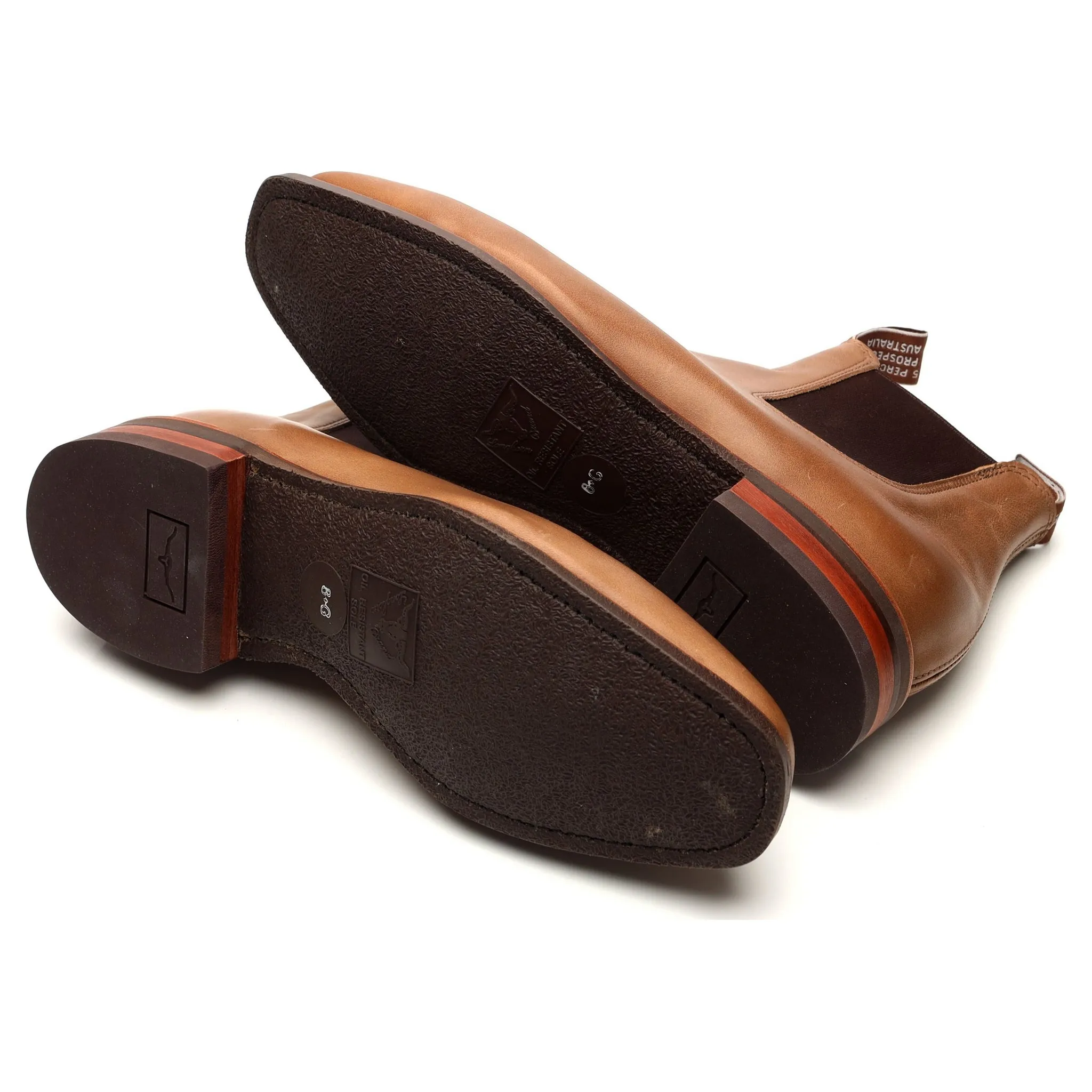 'Comfort Craftsman' Brown Leather Chelsea Boots UK 8.5 G