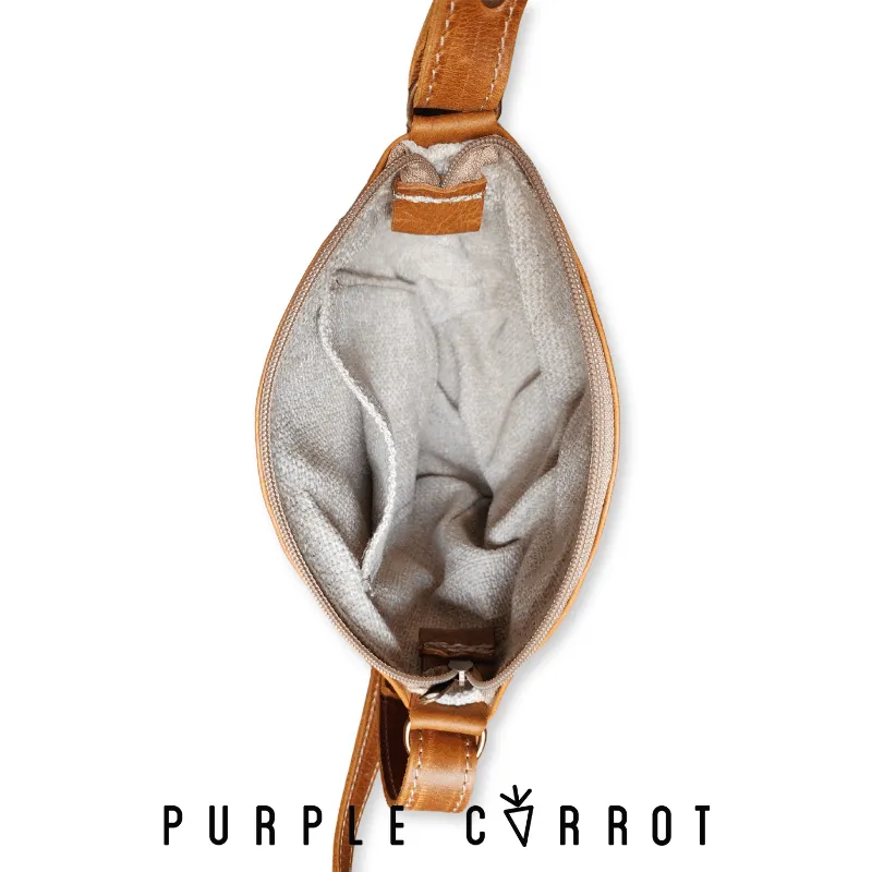Compact Leather Sling Bag