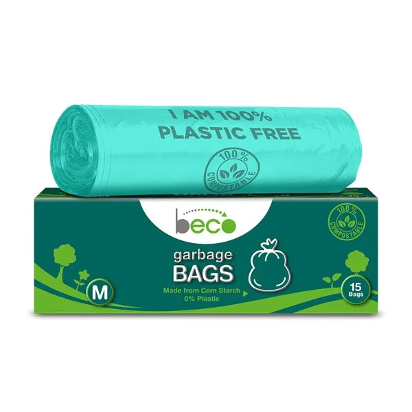 Compostable Garbage Bags (Medium, Set of 15)