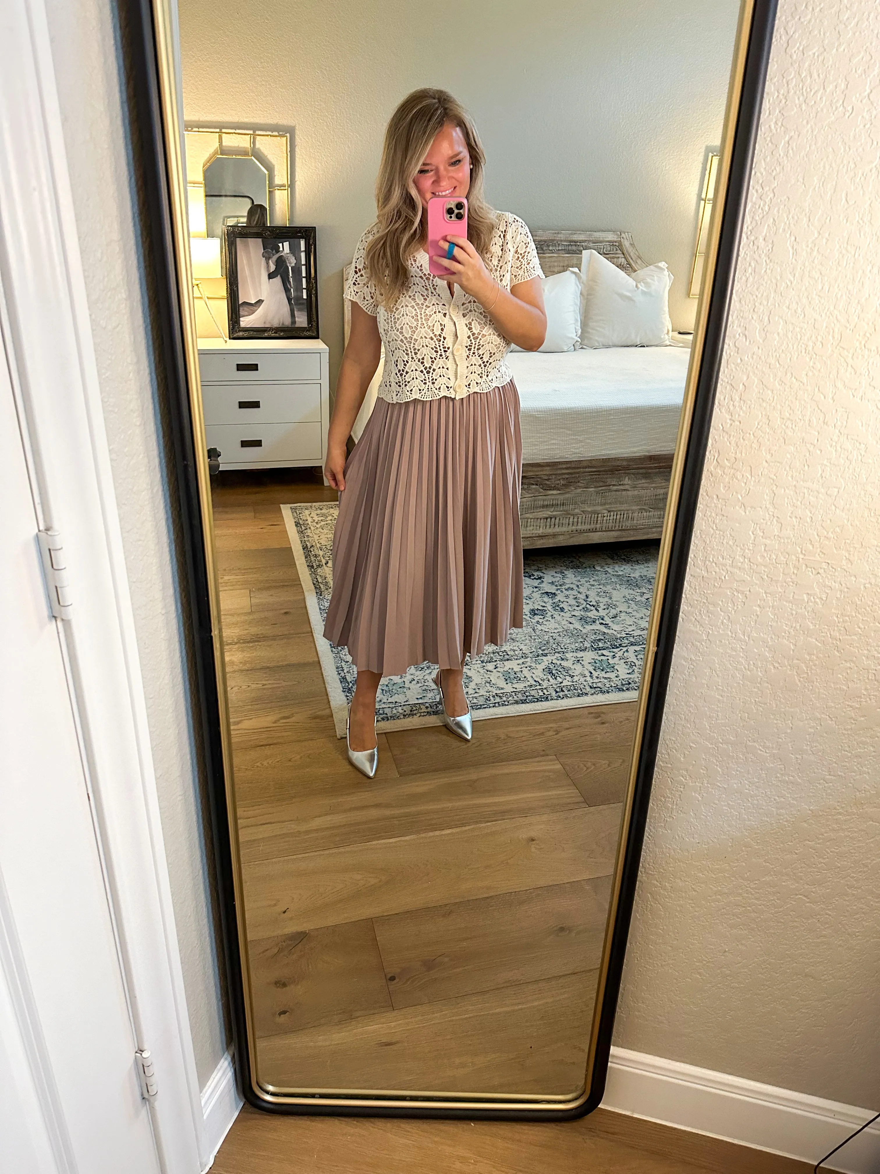 Crochet Short Sleeve Cardigan