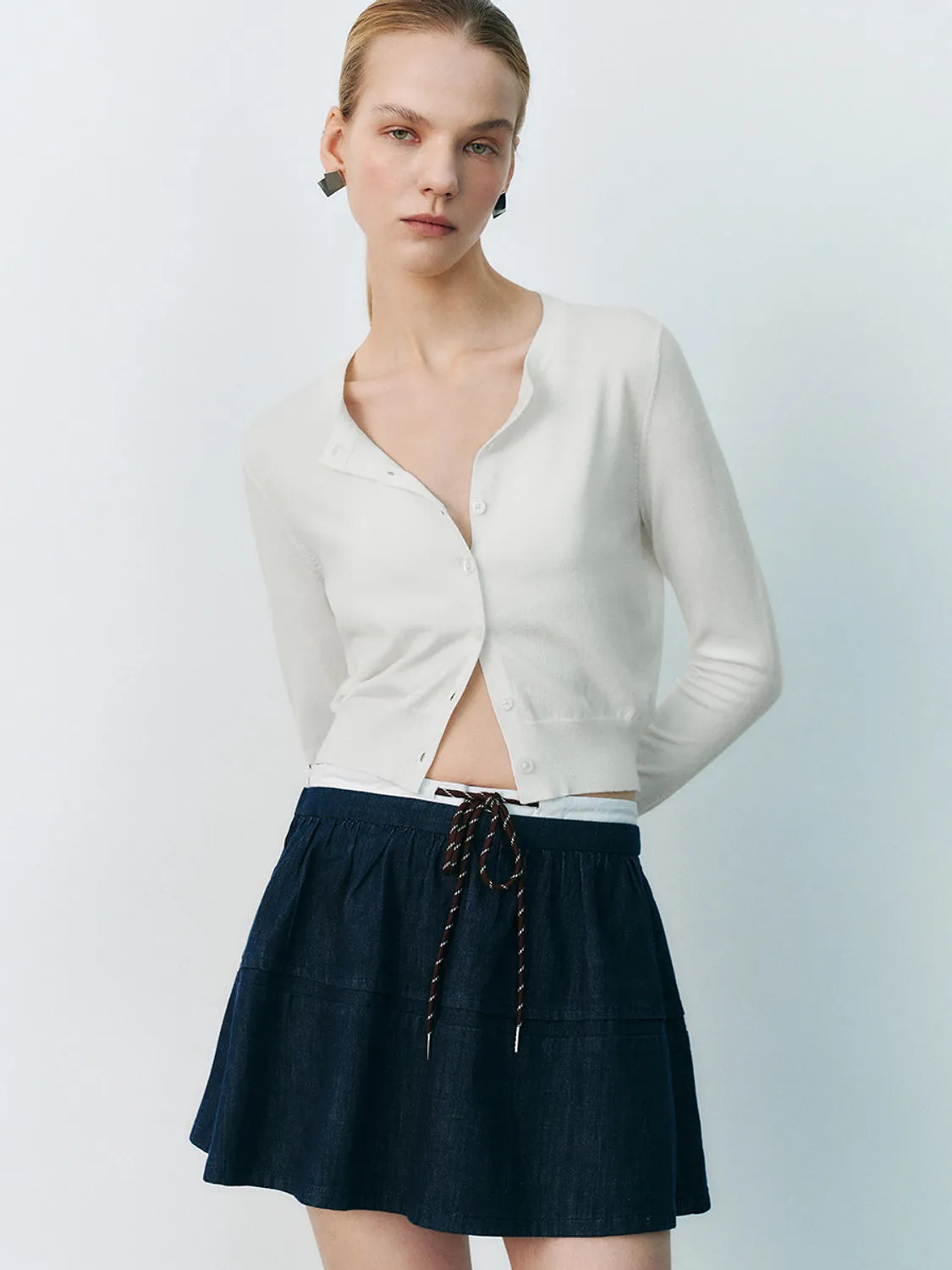 Cropped Knitted Cardigans