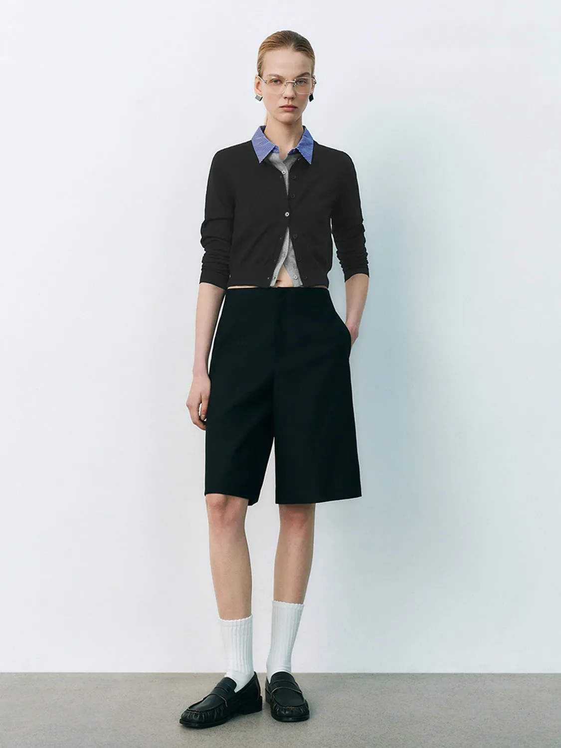 Cropped Knitted Cardigans
