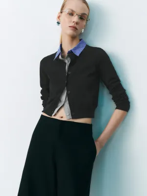 Cropped Knitted Cardigans