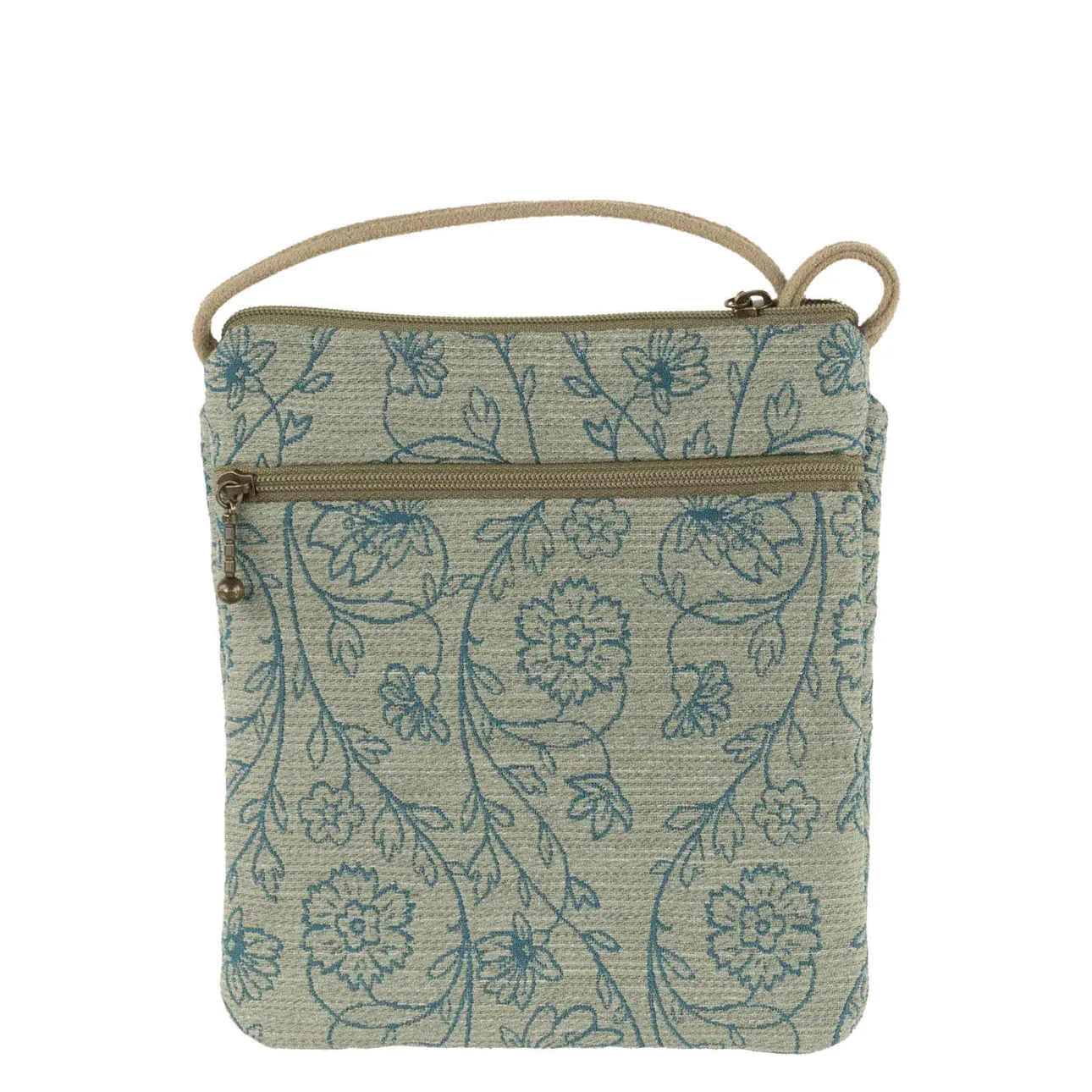 Cupcake Crossbody in Filigree Teal