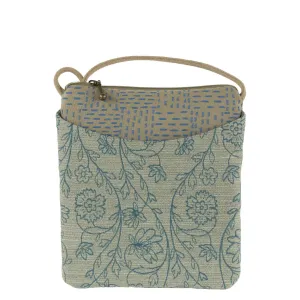 Cupcake Crossbody in Filigree Teal