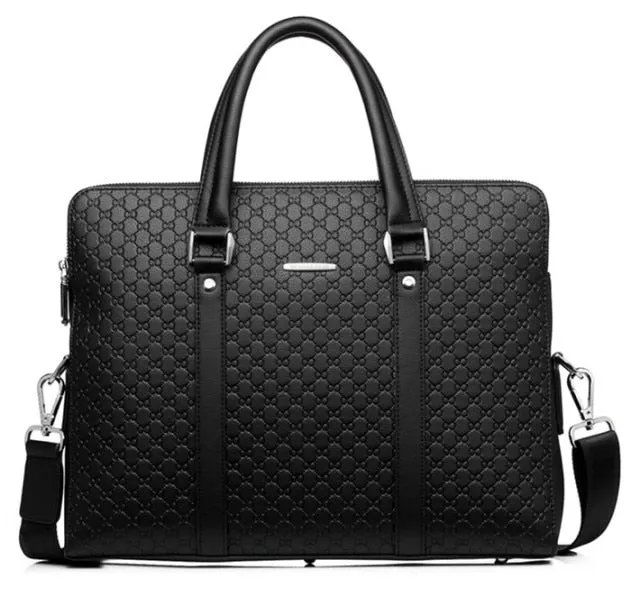 Cyflymder Men's Briefcase New Fashion Shoulder Bag Double Layers Laptop Bag Large Capacity Male Business Handbag Travel Bag for Man Gifts for Men