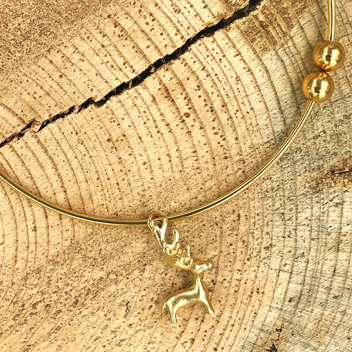 Deer Charm Bracelet