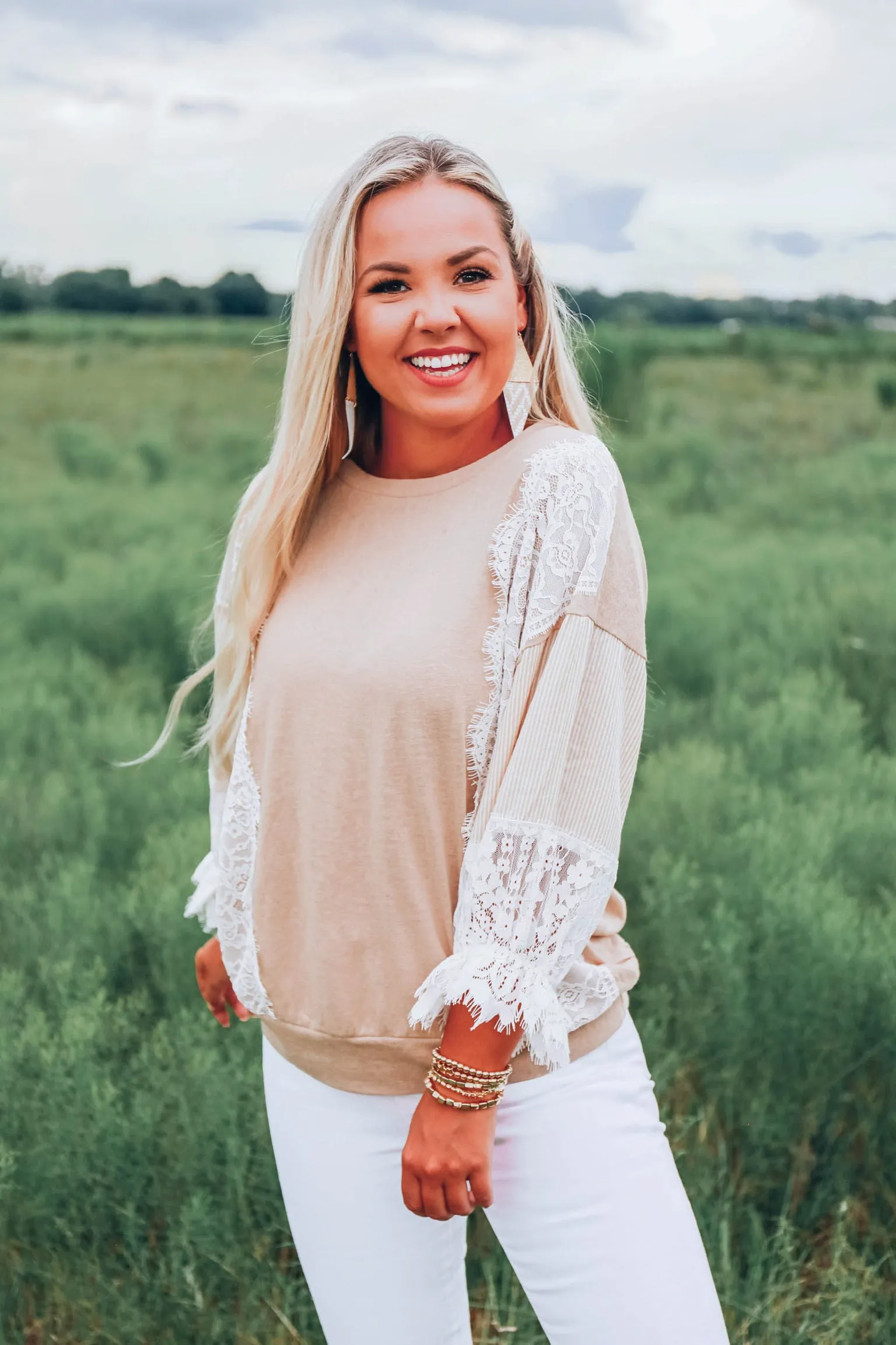 Delightfully Dainty Lace Sweater