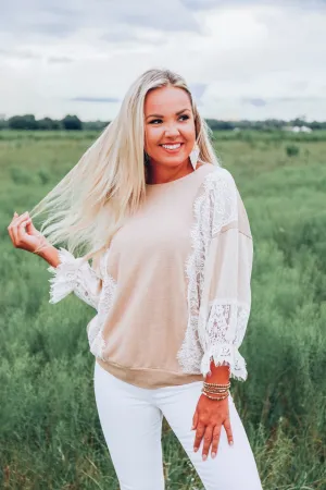 Delightfully Dainty Lace Sweater