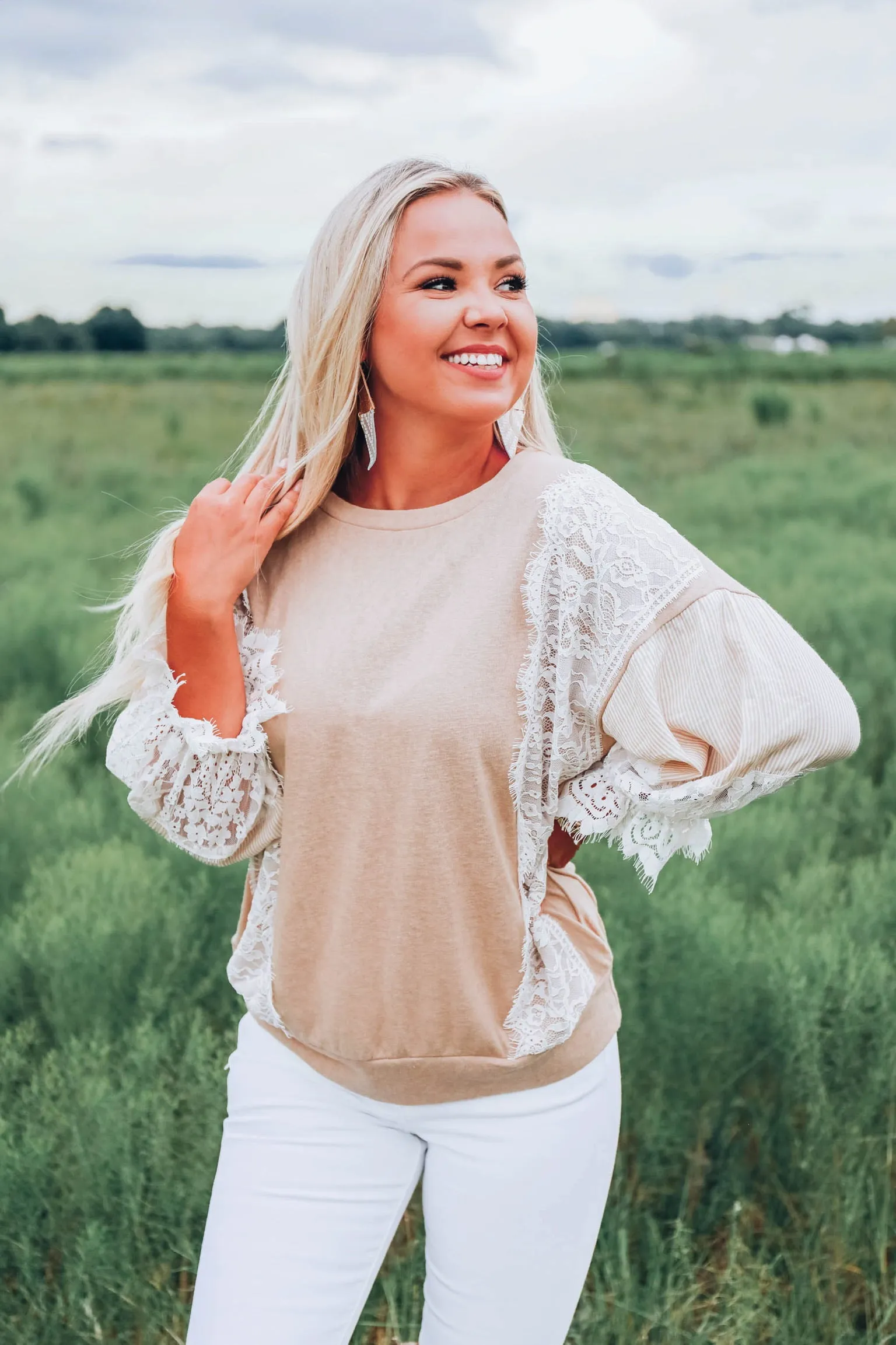 Delightfully Dainty Lace Sweater