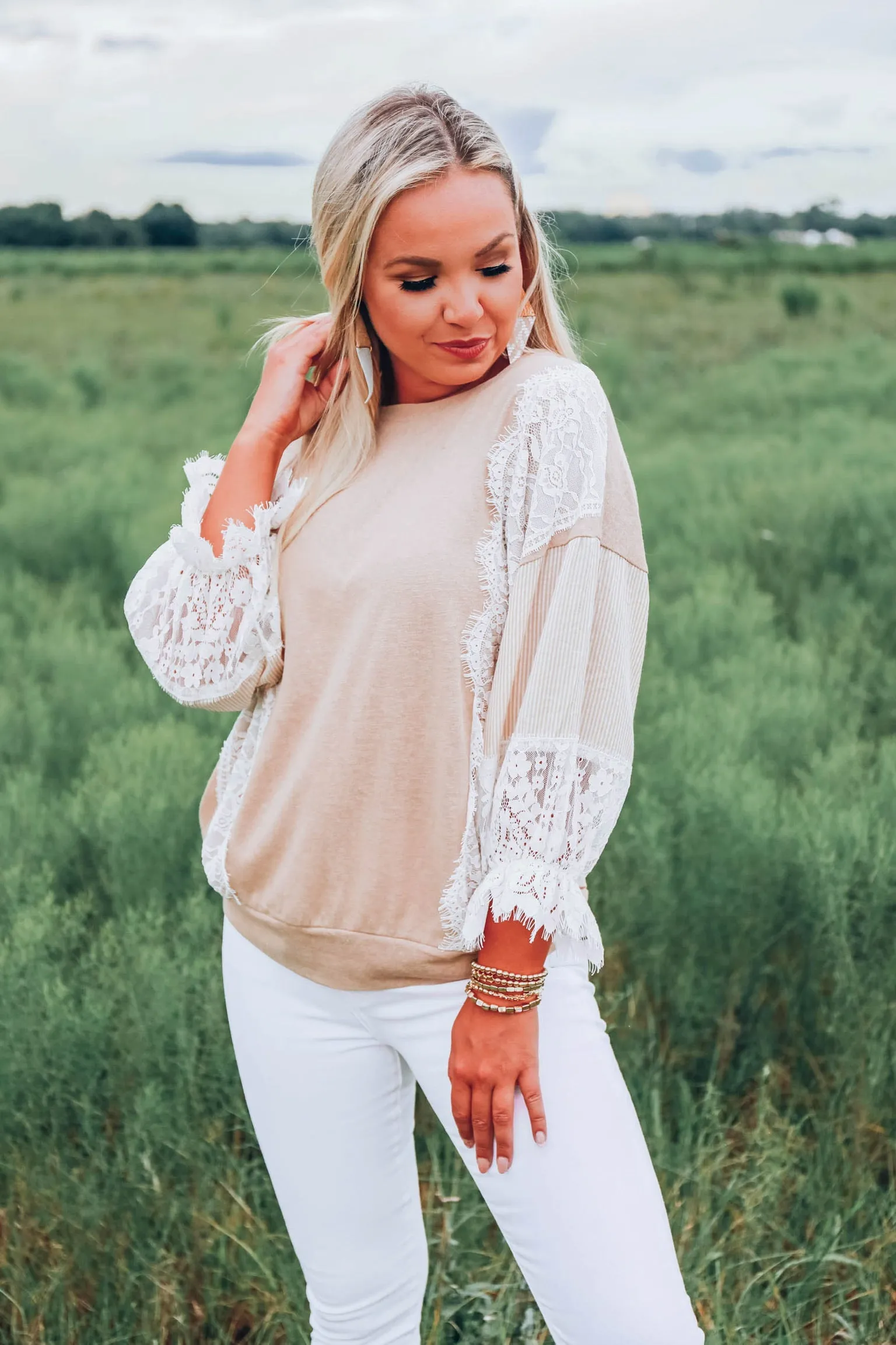 Delightfully Dainty Lace Sweater