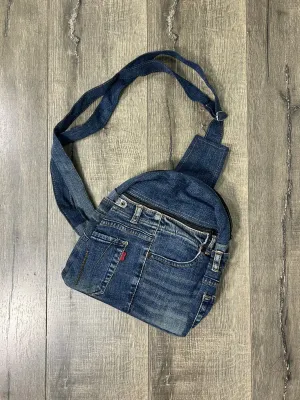 Denim Single Strap Small Rucksack