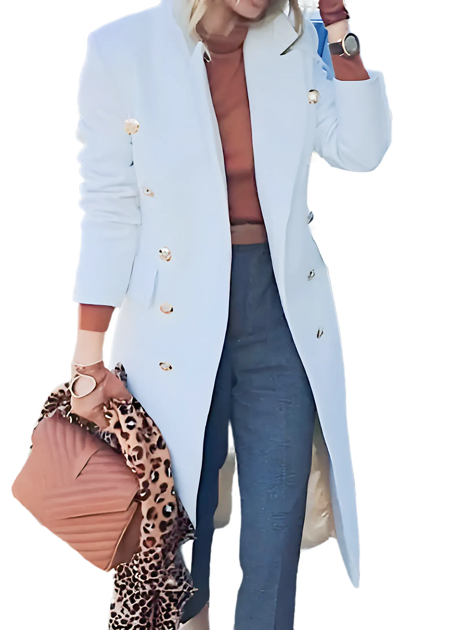 Double Breasted Long Blazers