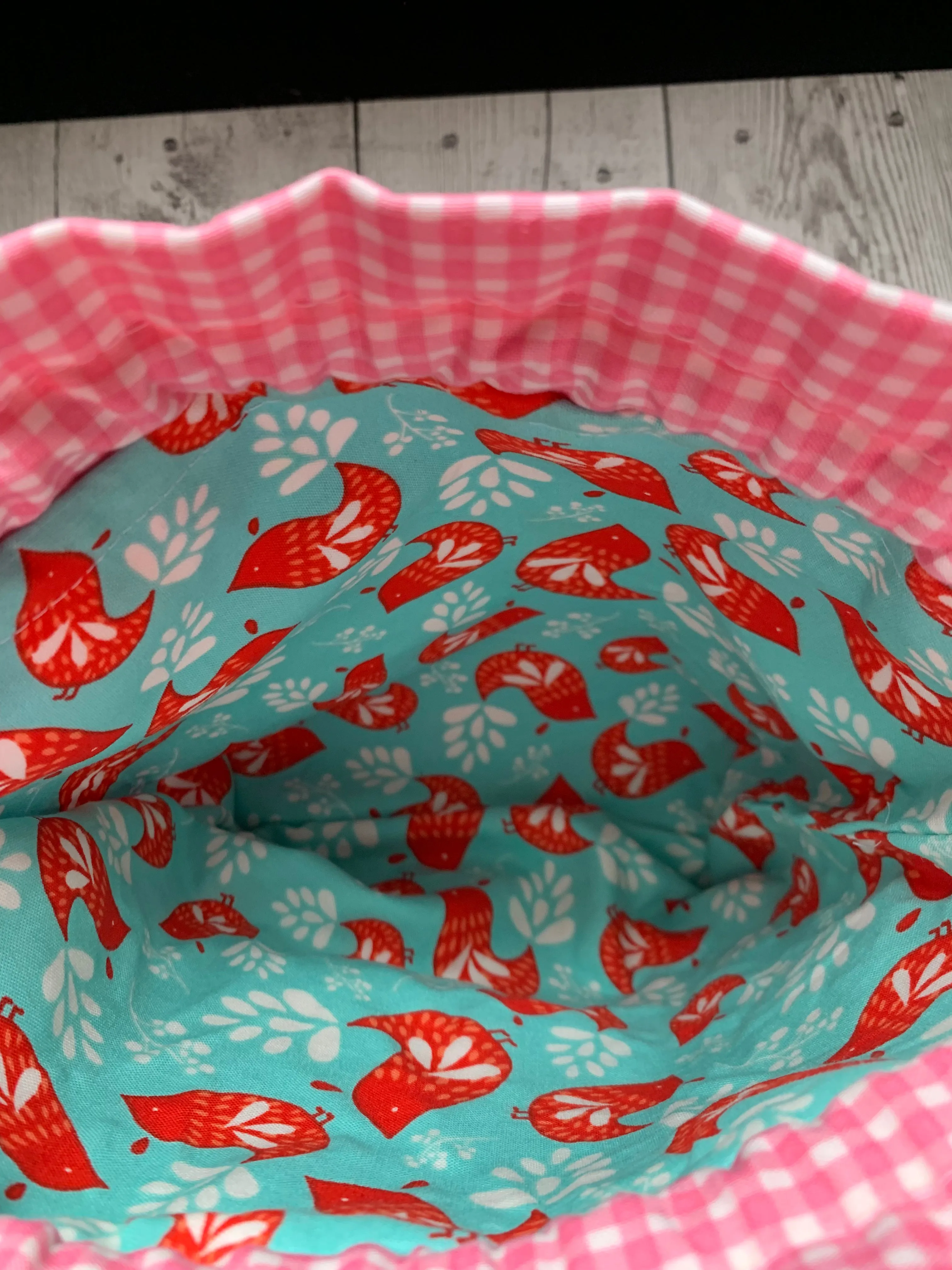 Drawstring Project Bag by Rose - BIRDIES