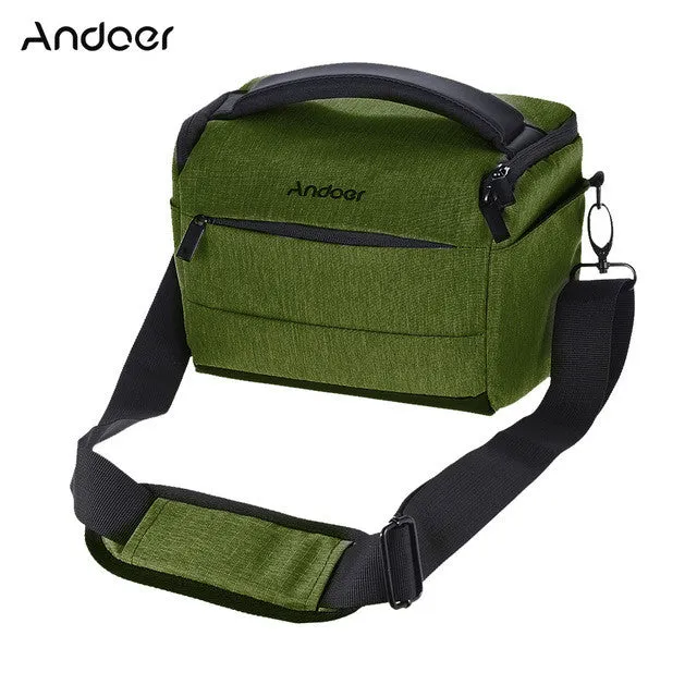 DSLR Camera Bag Fashion Polyester Shoulder Bag Camera Case for Canon Nikon Sony FujiFilm Olympus Panasonic DSLR Cameras