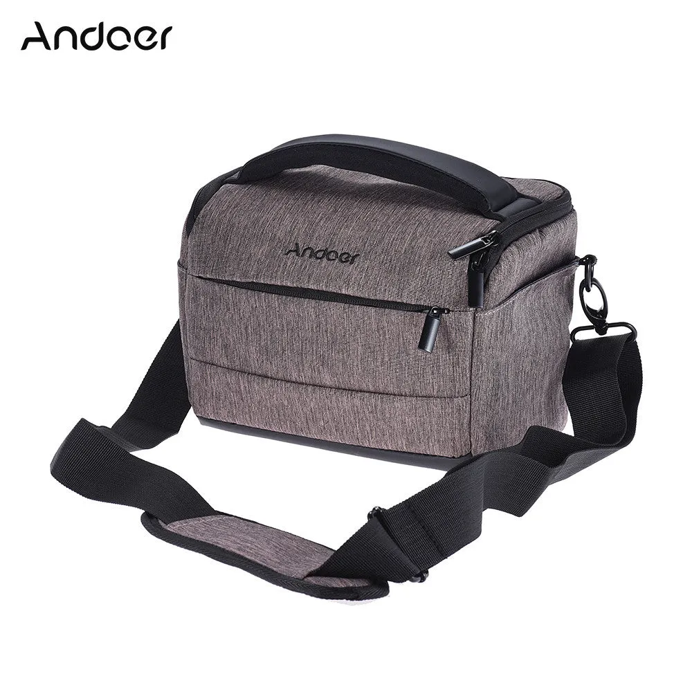 DSLR Camera Bag Fashion Polyester Shoulder Bag Camera Case for Canon Nikon Sony FujiFilm Olympus Panasonic DSLR Cameras