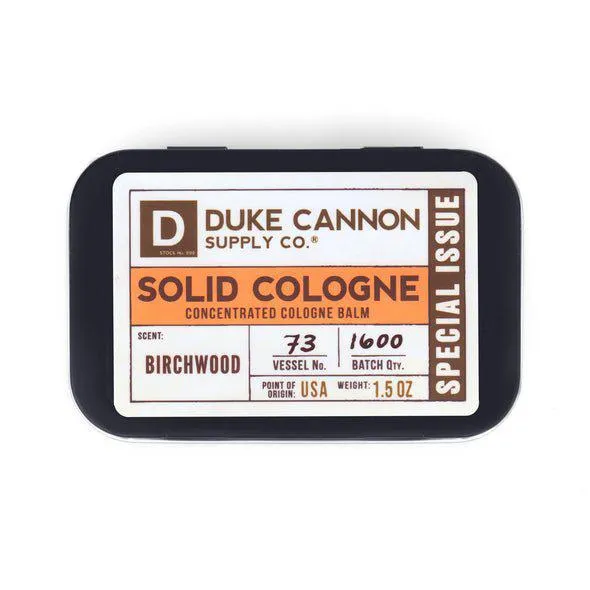 Duke Cannon Solid Cologne for Men, 1.5oz.