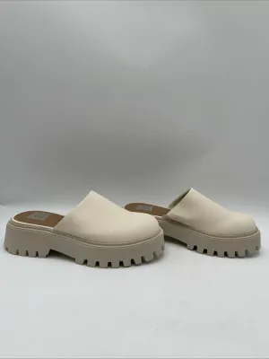 DV By Dolce Vita Lexy Platform Clogs White Size 8.5 - Very Good