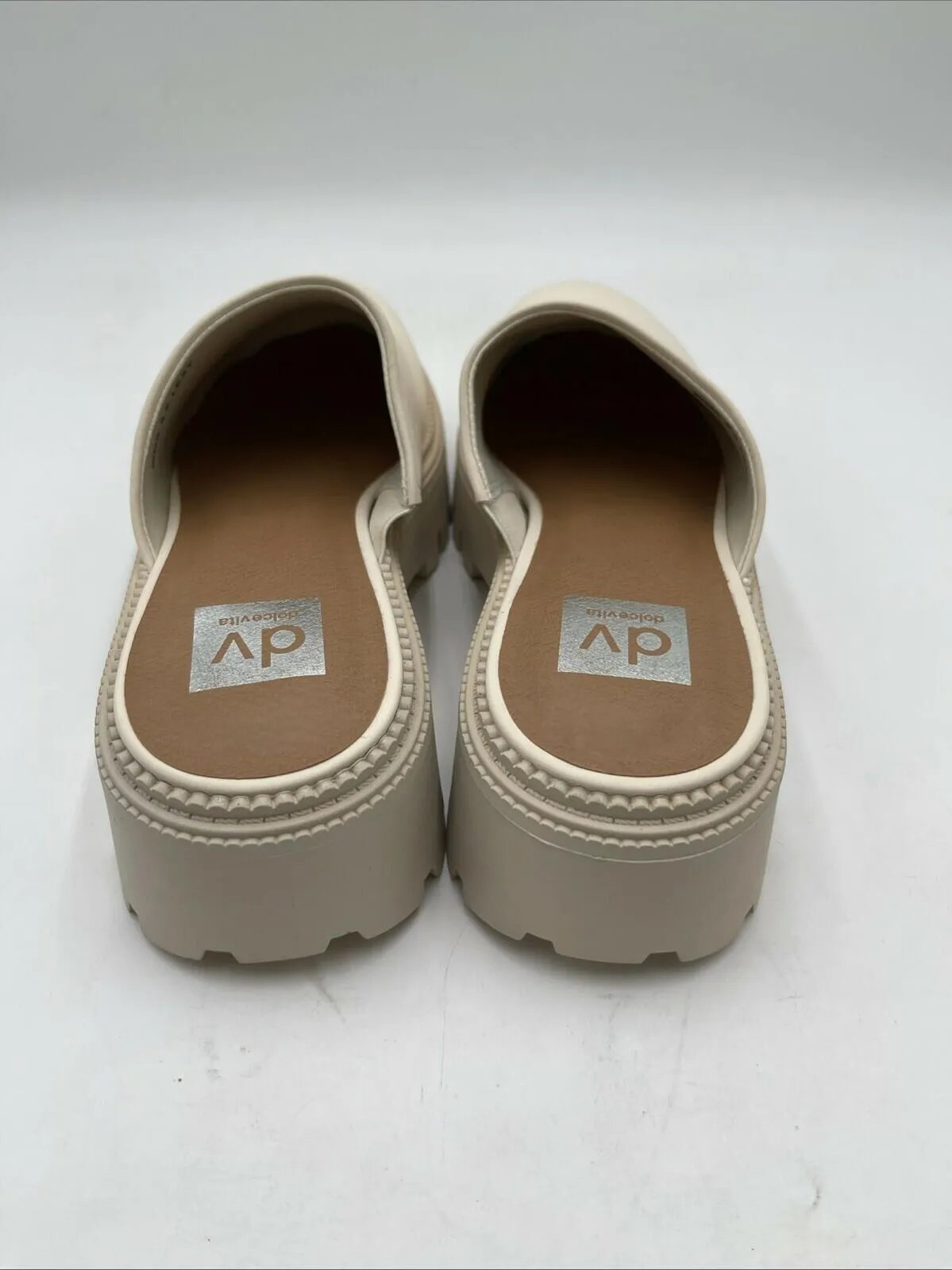 DV By Dolce Vita Lexy Platform Clogs White Size 8.5 - Very Good