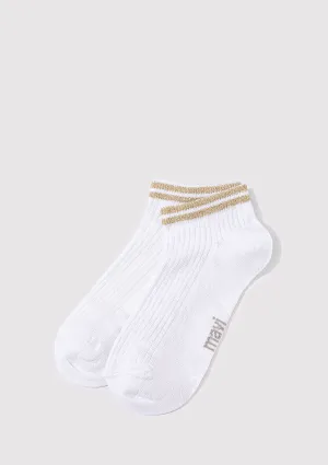 Ecru Ankle Socks