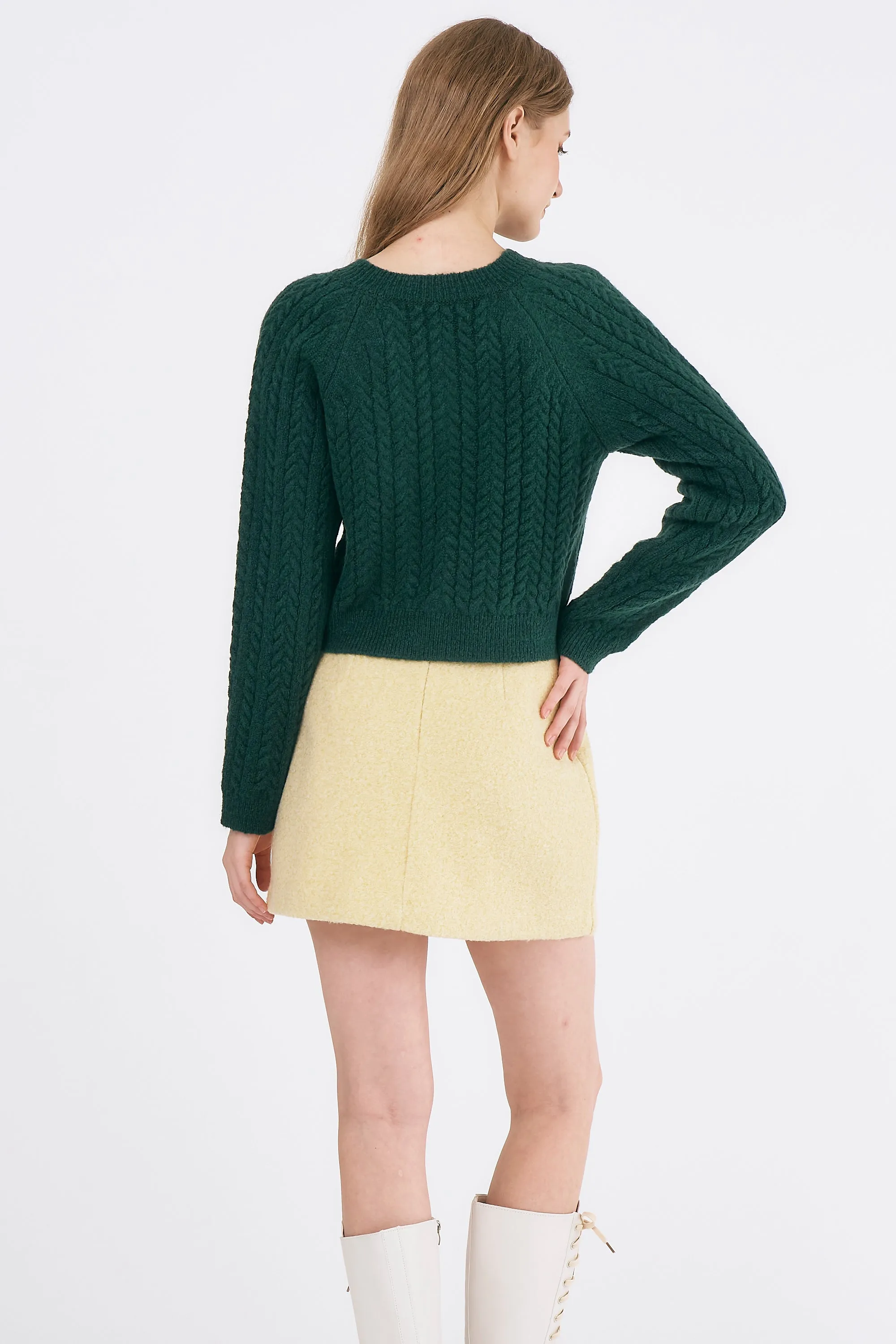 Ellie Cable Knitted Cardigan