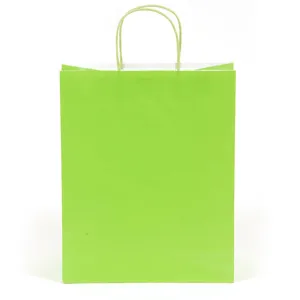 Euro Medium Lime Green Gift Bag (Color Savvy)