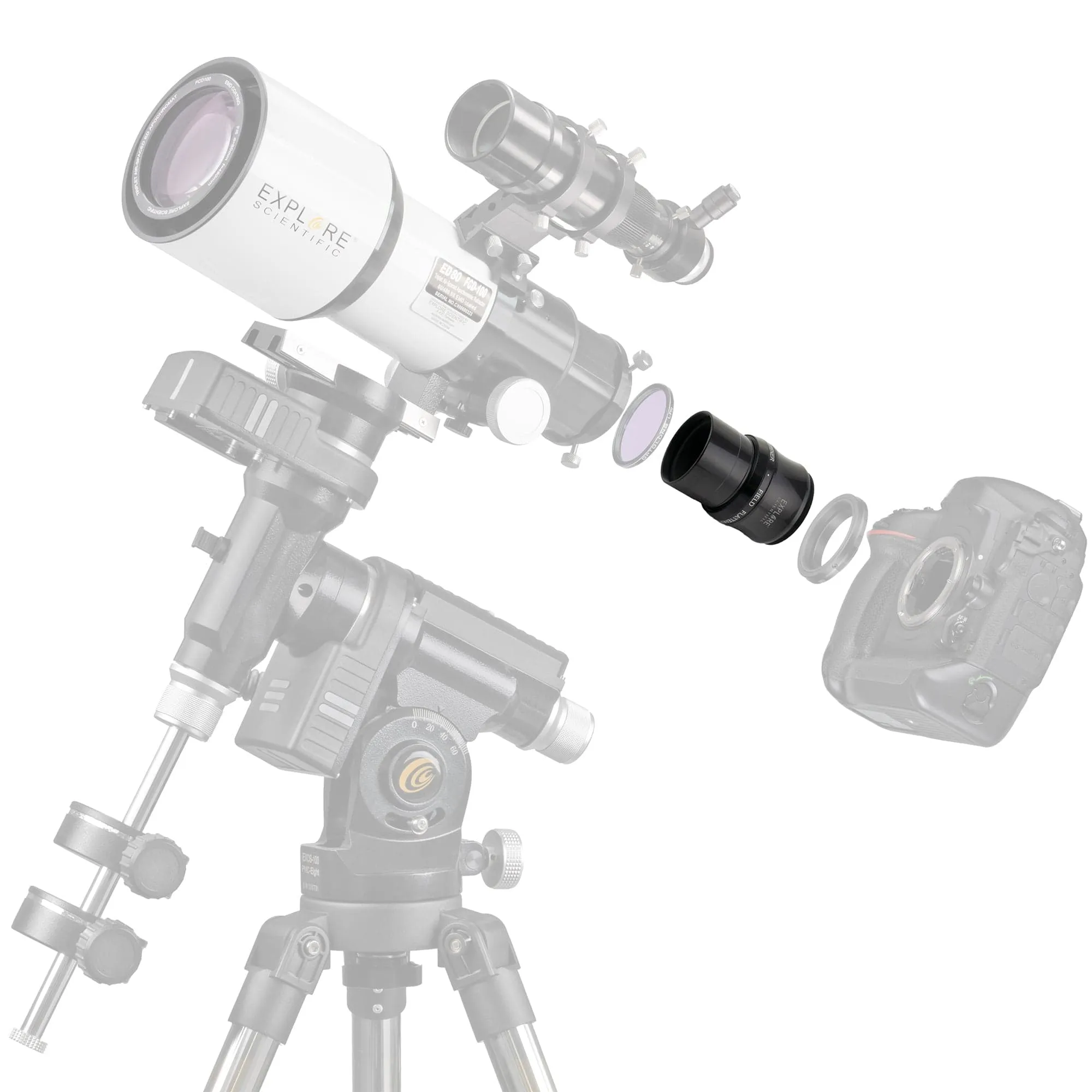 Explore Scientific 2" Field Flattener f/5 to f/7 - ES-FF2F5/F7
