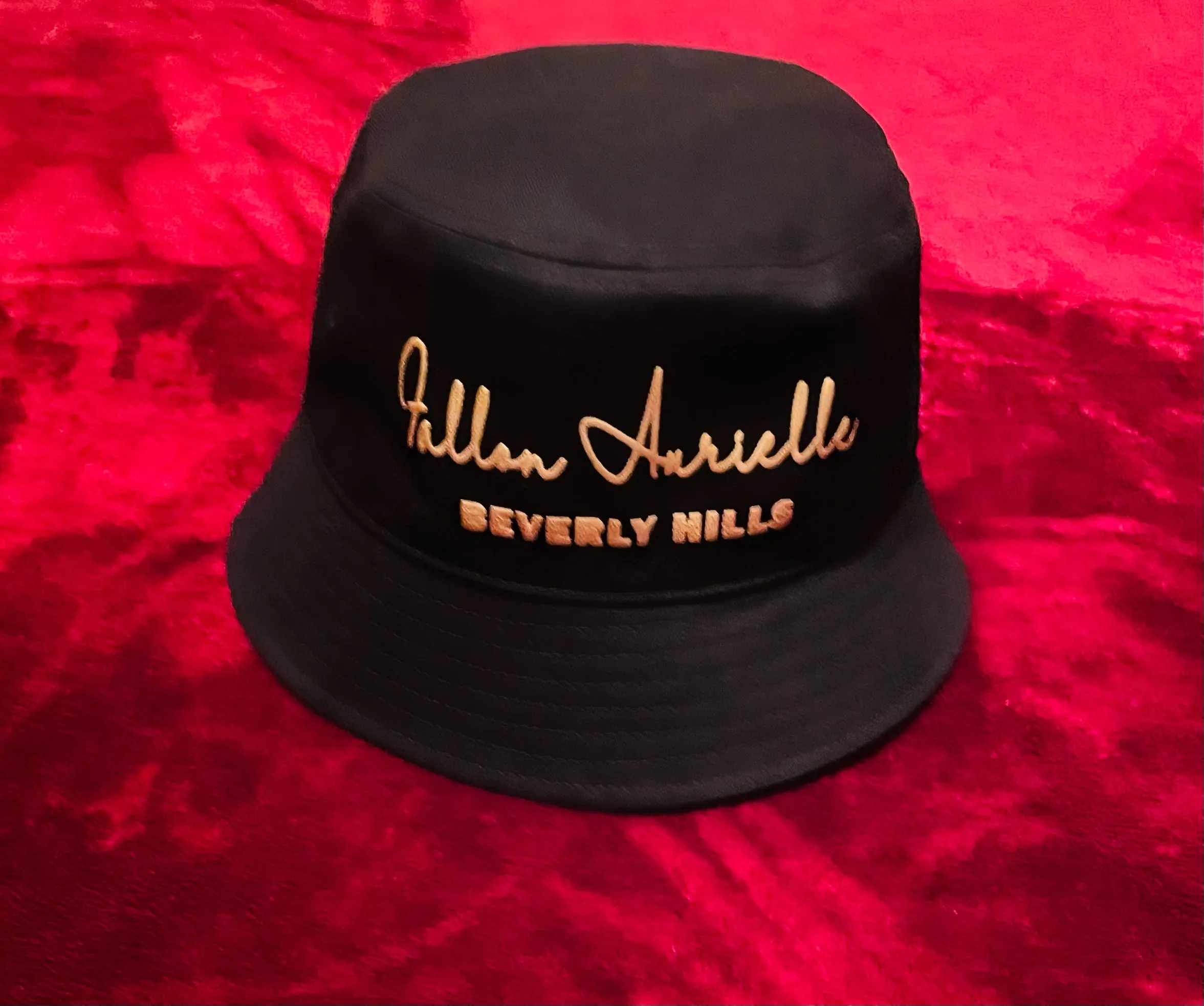 Fallon Aurielle Unisex Signature 3 Piece Beverly Hills Rep Yo Set Short Set (Black & Gold)