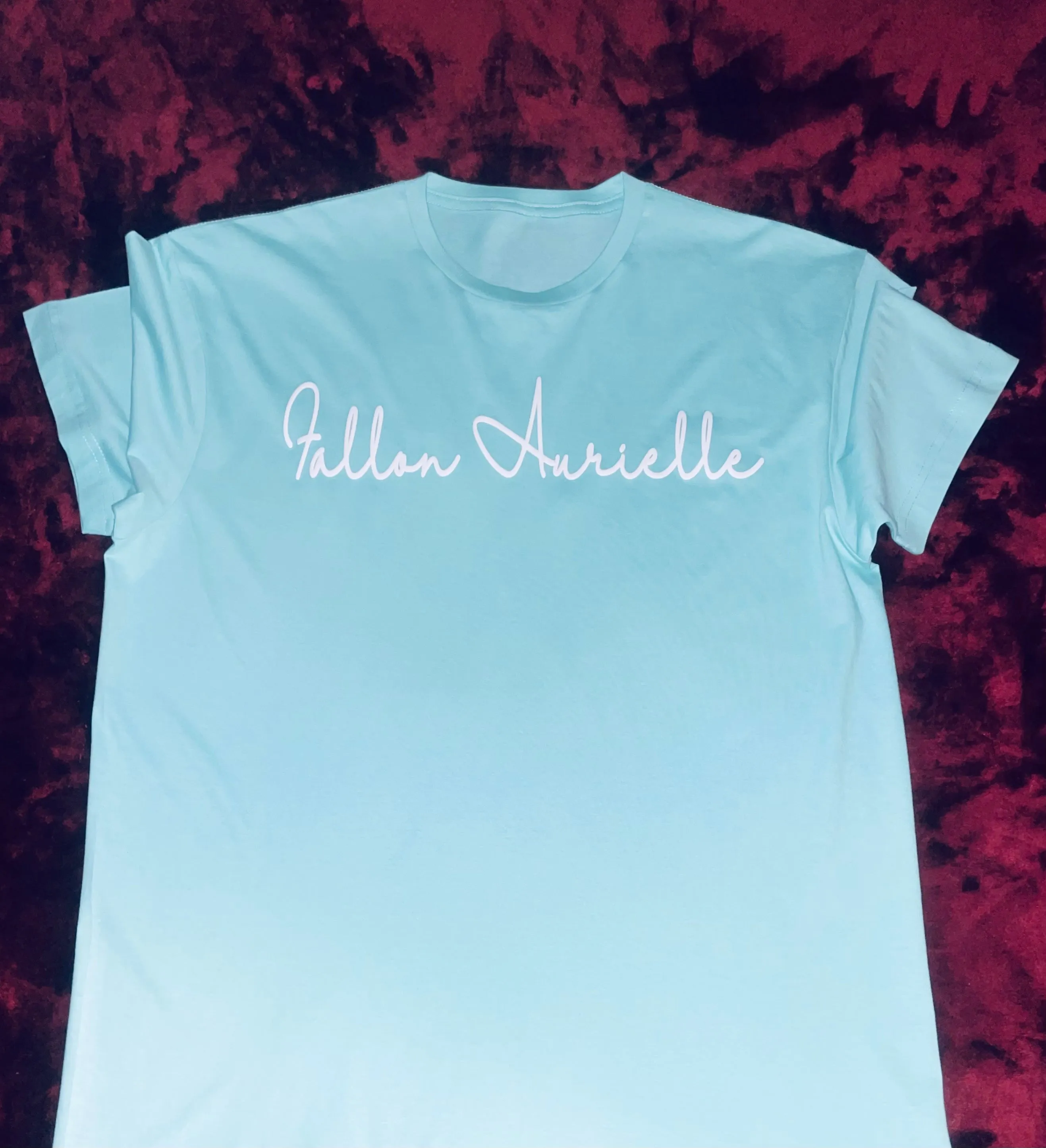 Fallon Aurielle Unisex Signature Sagittarius Logo & Name Zodiac Jogger Set (Seafoam Green & White)