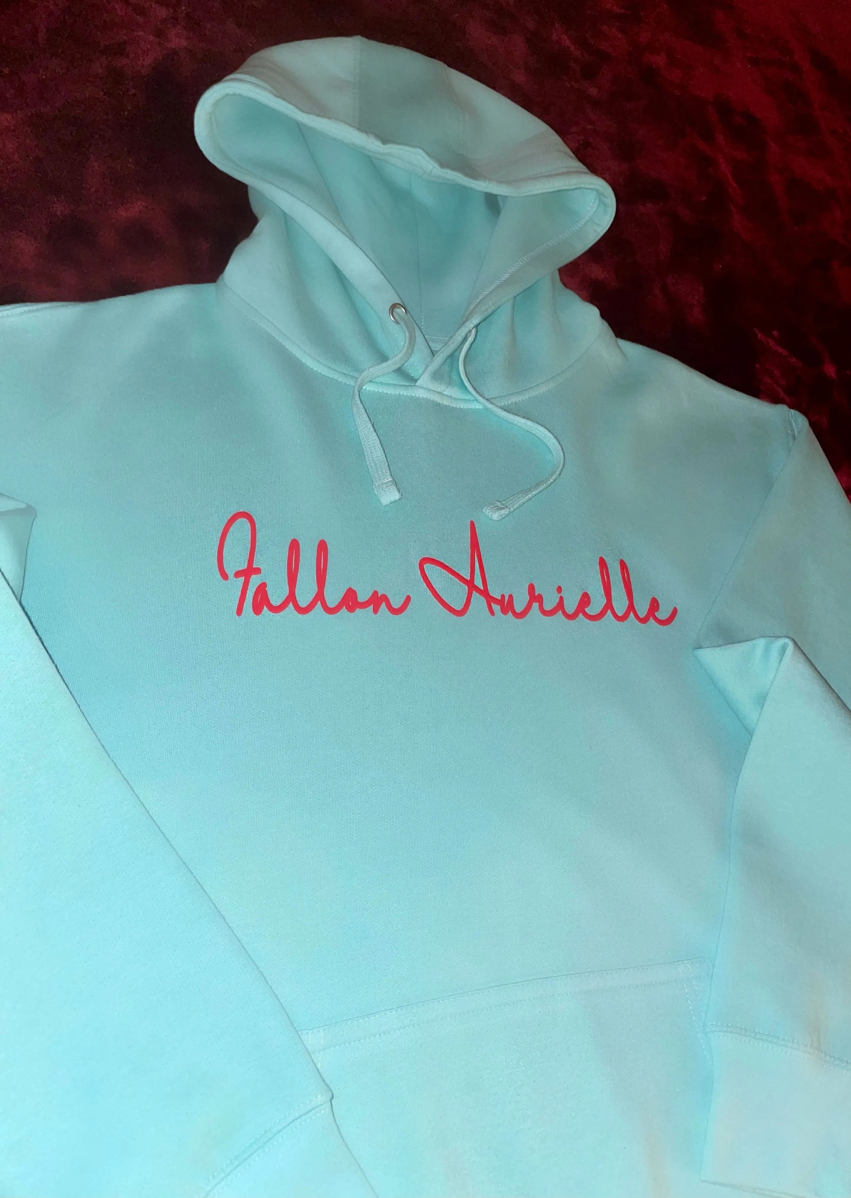 Fallon Aurielle Unisex Signature Scorpio Zodiac Jogging Set (Seafoam Green & Red)